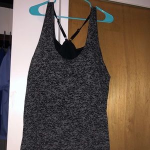 🌻Torrid Grey Active Tank w/Bra